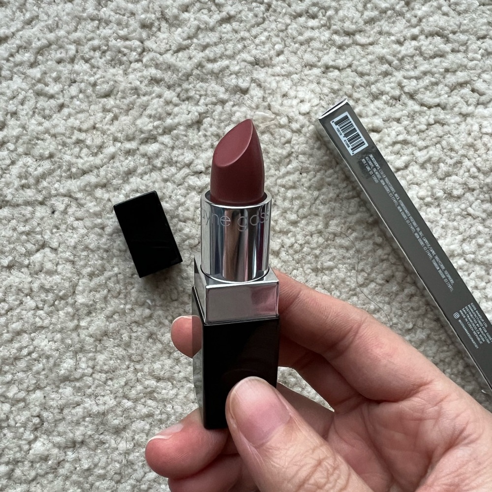 Wayne Goss Lip Set - walnut lipstick and medium nude lip pencil